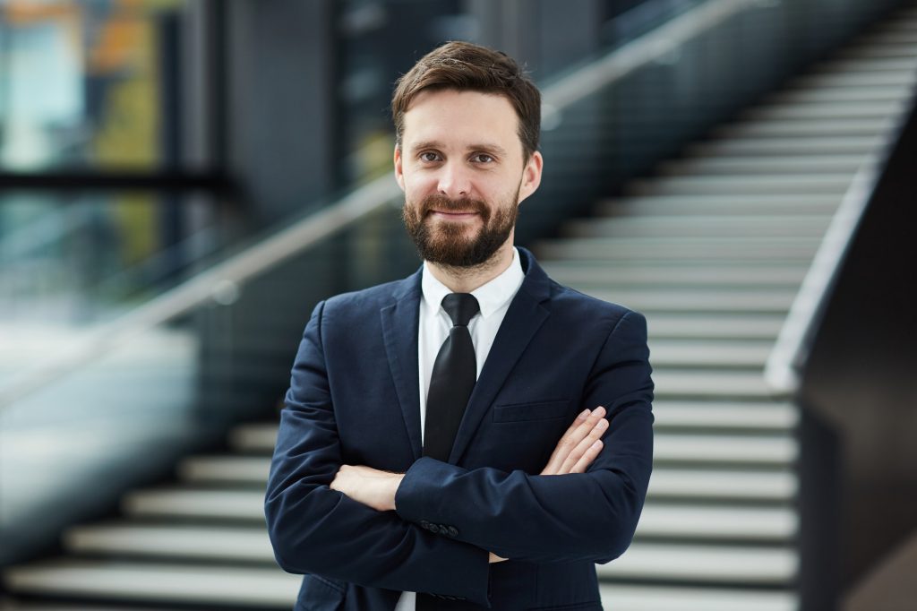 Confident businessman